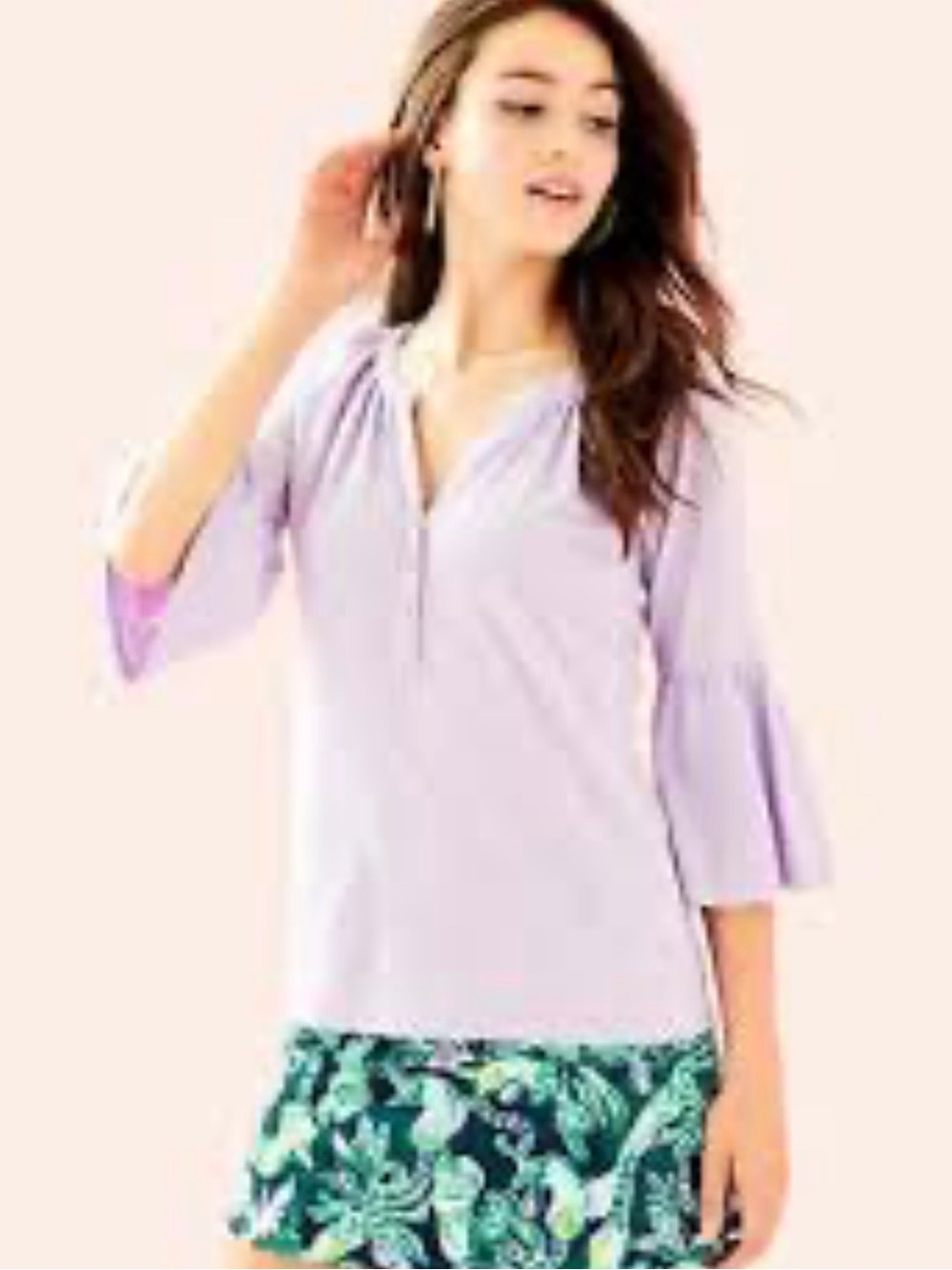 Lilly Pulitzer Lilac Tunic Top